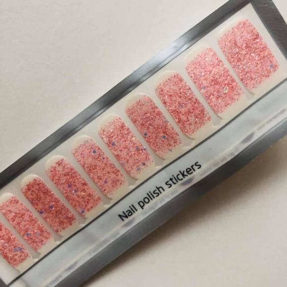 LAST ONE! 4 for $15 glitter tip nail stickers - Picture 2 of 2